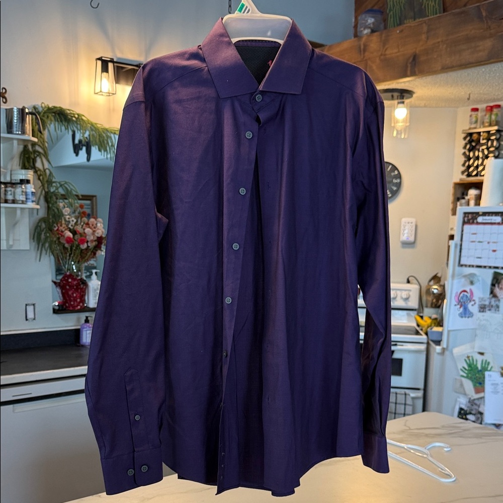Source Unknown Deep Purple Dress Shirt